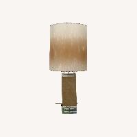 Modernist Vintage Table Lamp with Lucite Accents
