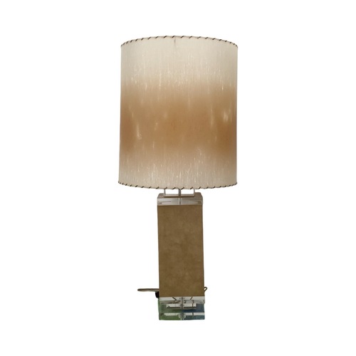 Used Modernist Vintage Table Lamp with Lucite Accents for sale on AptDeco