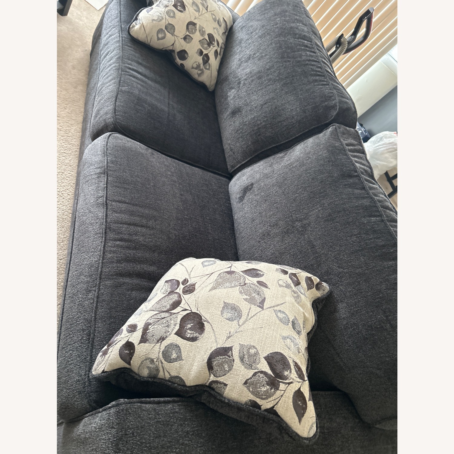 Ashley Sleeper Sofa W 2 Throw Pillows - image-2