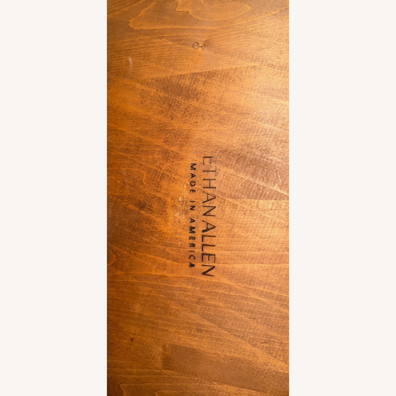 Ethan Allen Brown Wood/Metal Stools - image-8