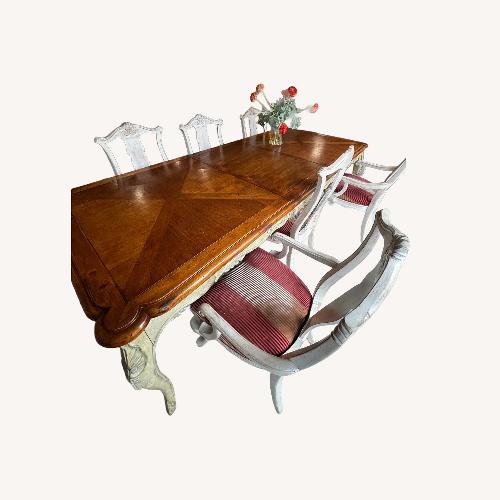 Used Wood Dining Set for sale on AptDeco