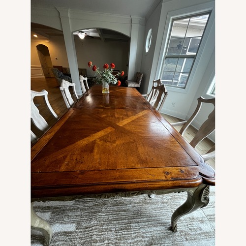 Used Wood Dining Set for sale on AptDeco