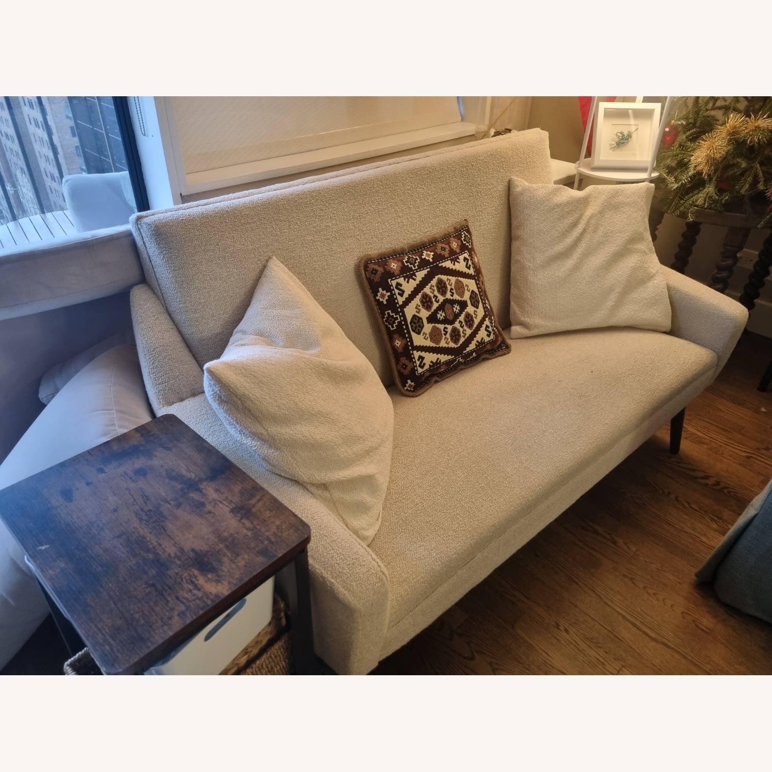 Odeon De Ralph M Natural Fabric 2 Seater Sofa - image-1