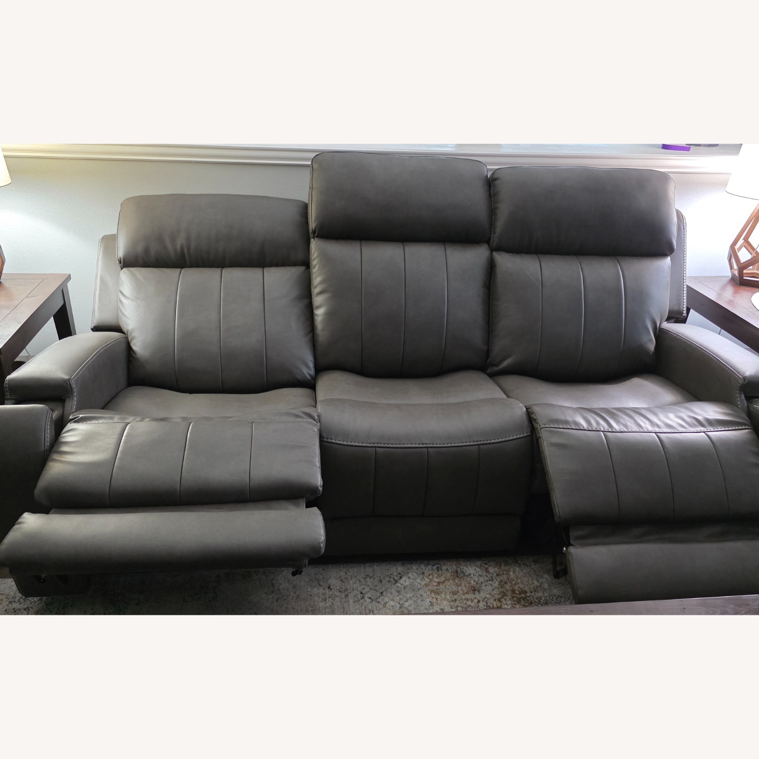 Dark Gray 3+ Seater Sofa - image-1