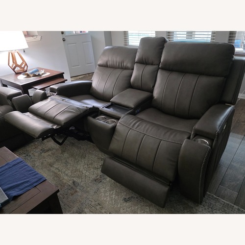 Used Dark Gray Loveseat for sale on AptDeco