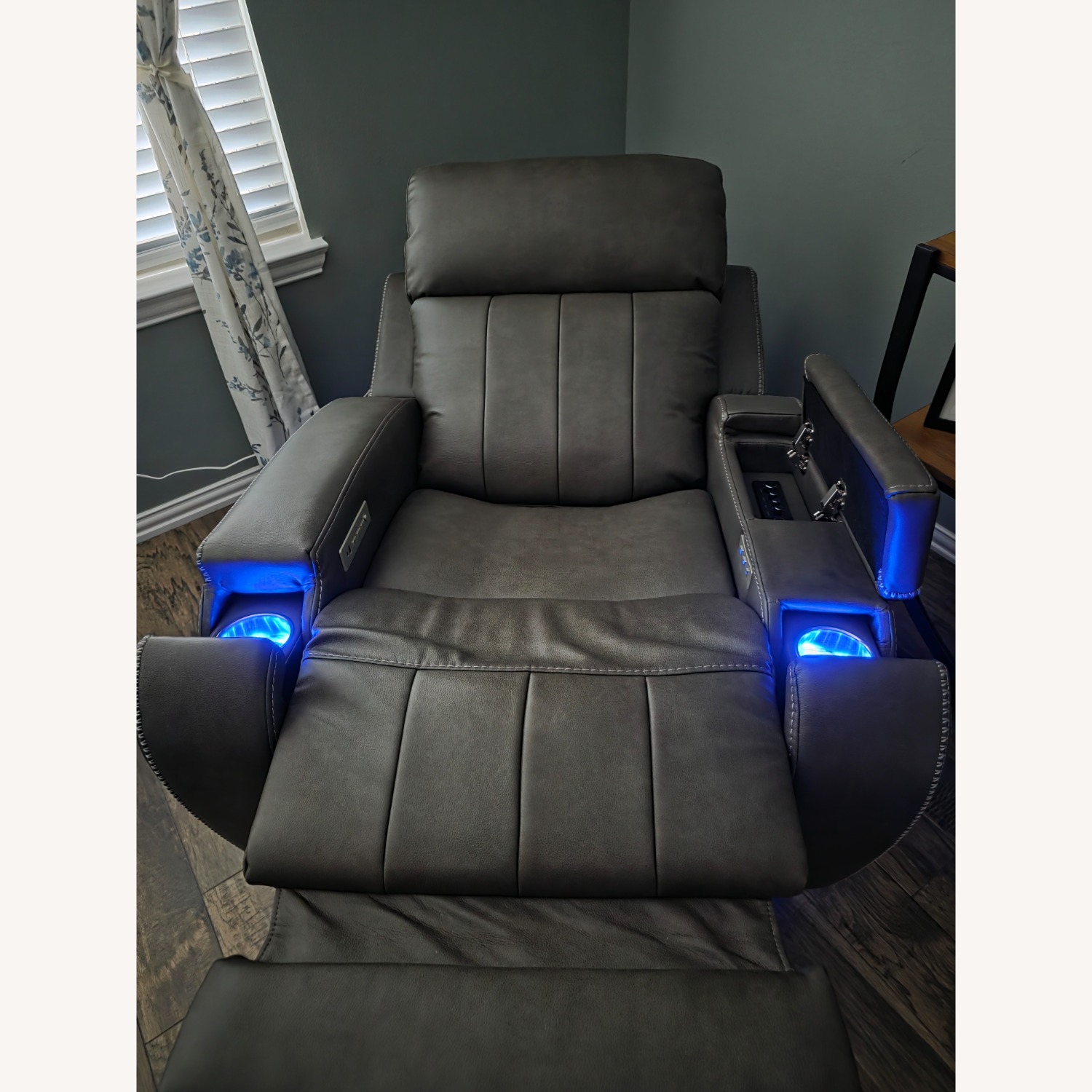 Dark Gray Recliner - image-1