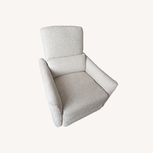 Used Chita Living Natural Linen Nursing Chair for sale on AptDeco