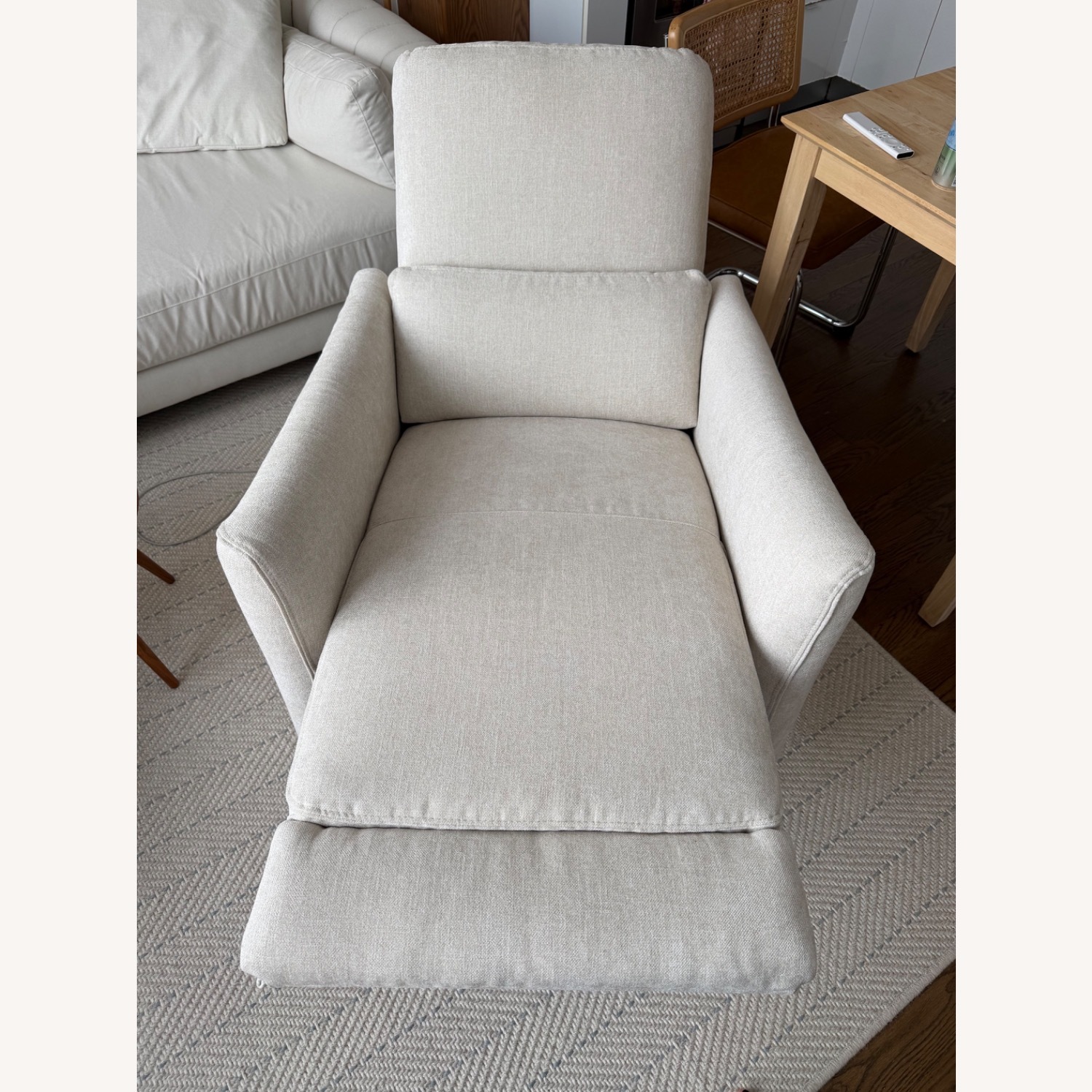 Chita Living Natural Linen Nursing Chair - image-3