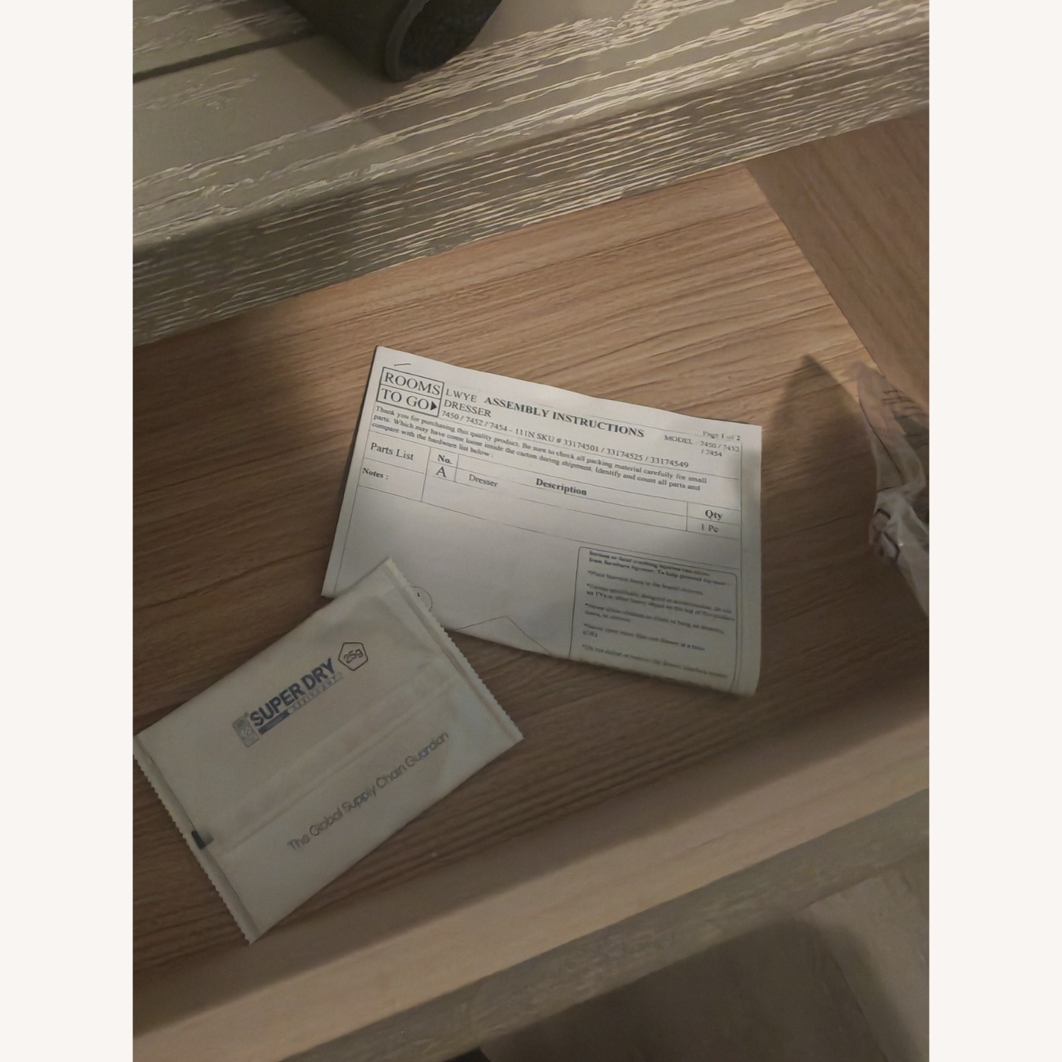 Rooms To Go Barrigner Place Light Gray Dresser - image-4