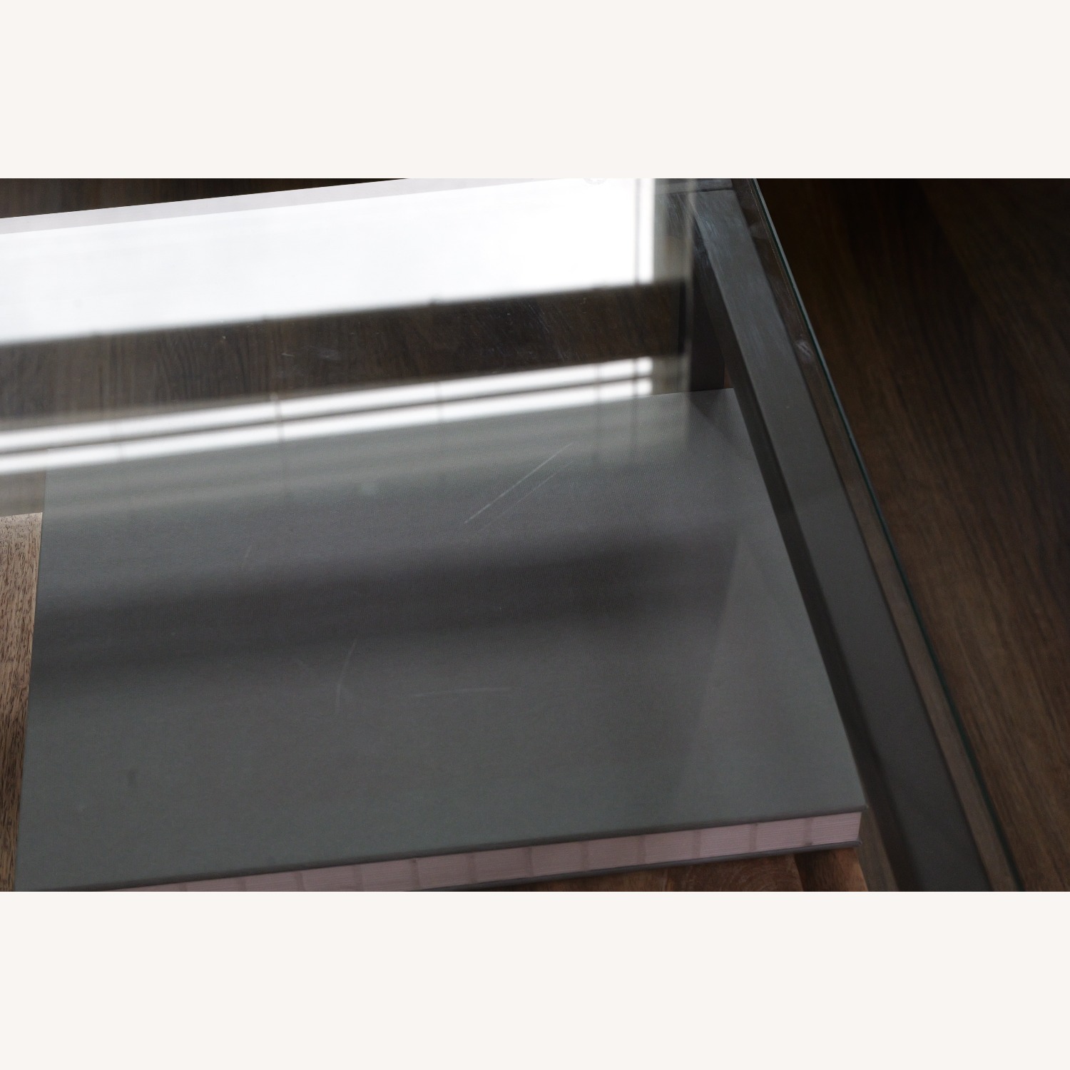 West Elm Industrial Wood Storage Coffee Table - image-7