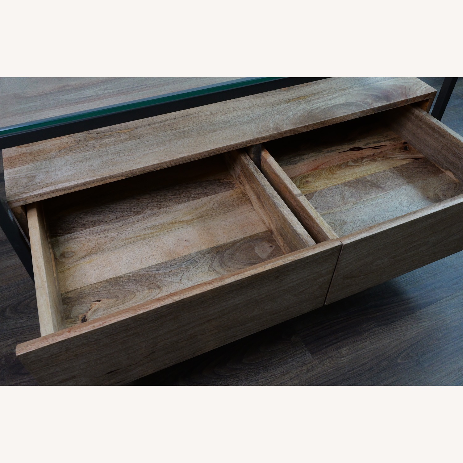 West Elm Industrial Wood Storage Coffee Table - image-5