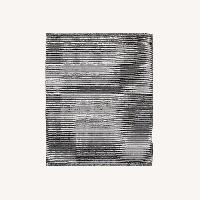 CB2 Leera Handloomed Black Performance Area Rug 8'X10'