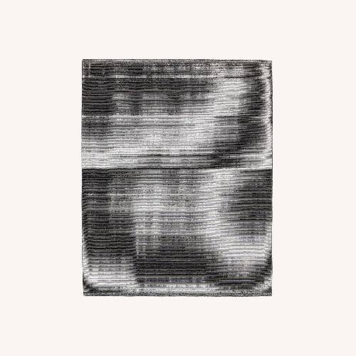 Used CB2 Leera Handloomed Black Performance Area Rug 8'X10' for sale on AptDeco