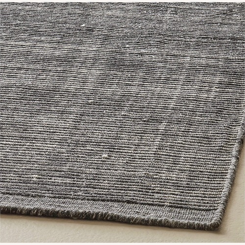Used CB2 Leera Handloomed Black Performance Area Rug 8'X10' for sale on AptDeco