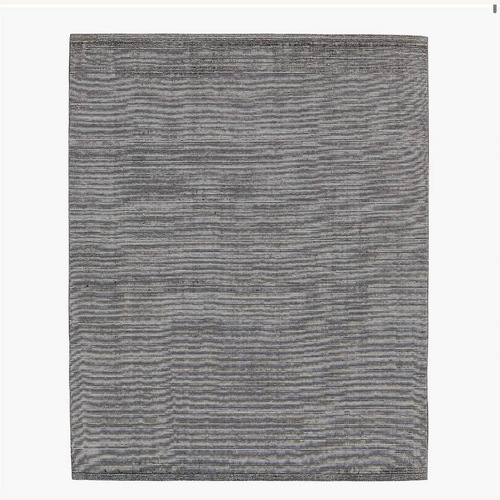 Used CB2 Leera Handloomed Black Performance Area Rug 8'X10' for sale on AptDeco