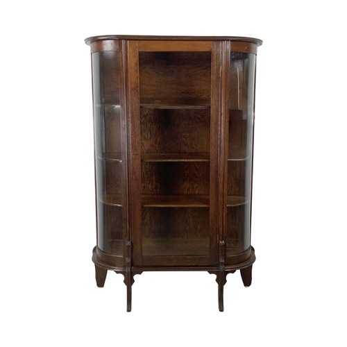 Used Antique Shelved Glass Display Cabinet for sale on AptDeco