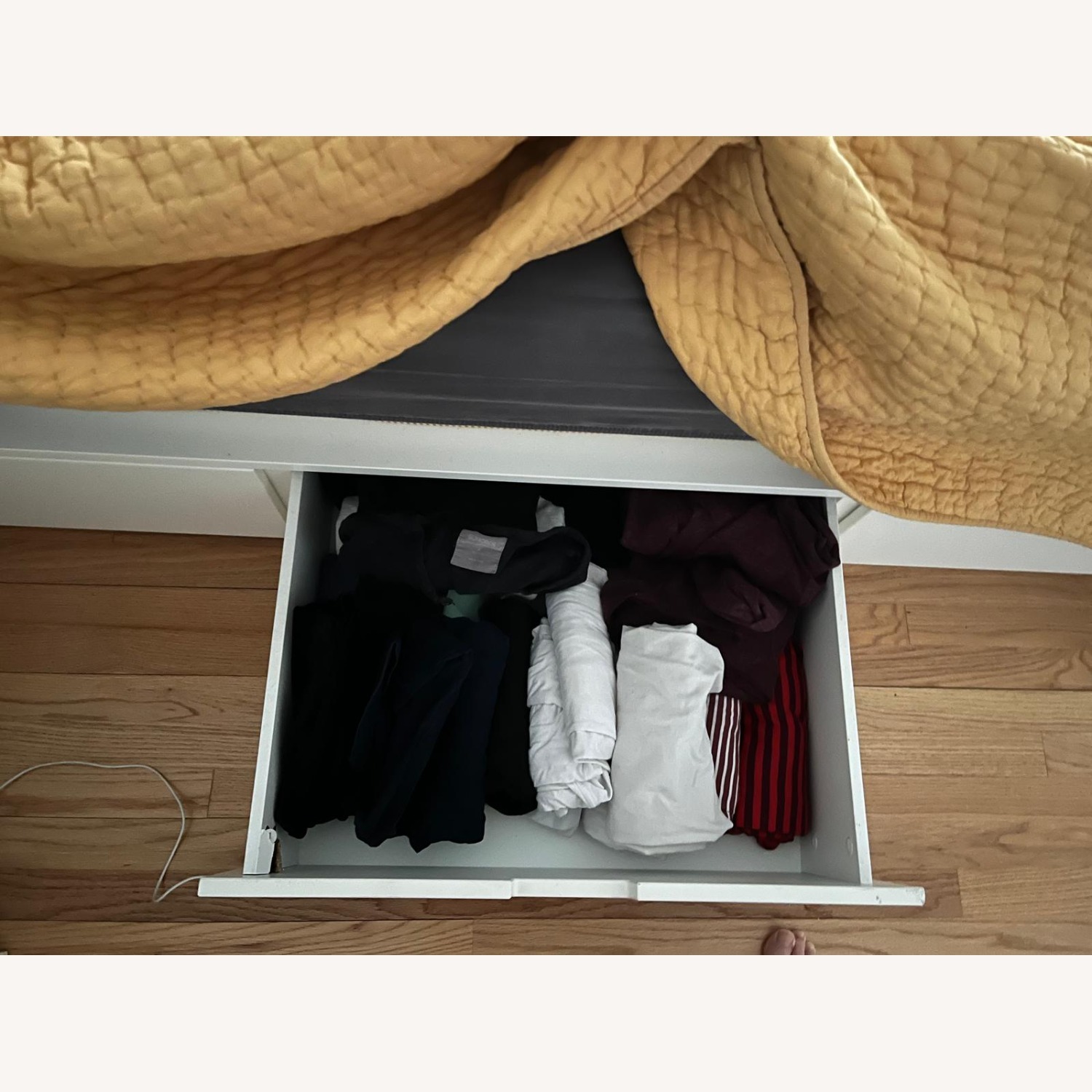 IKEA White Queen Bed - image-2