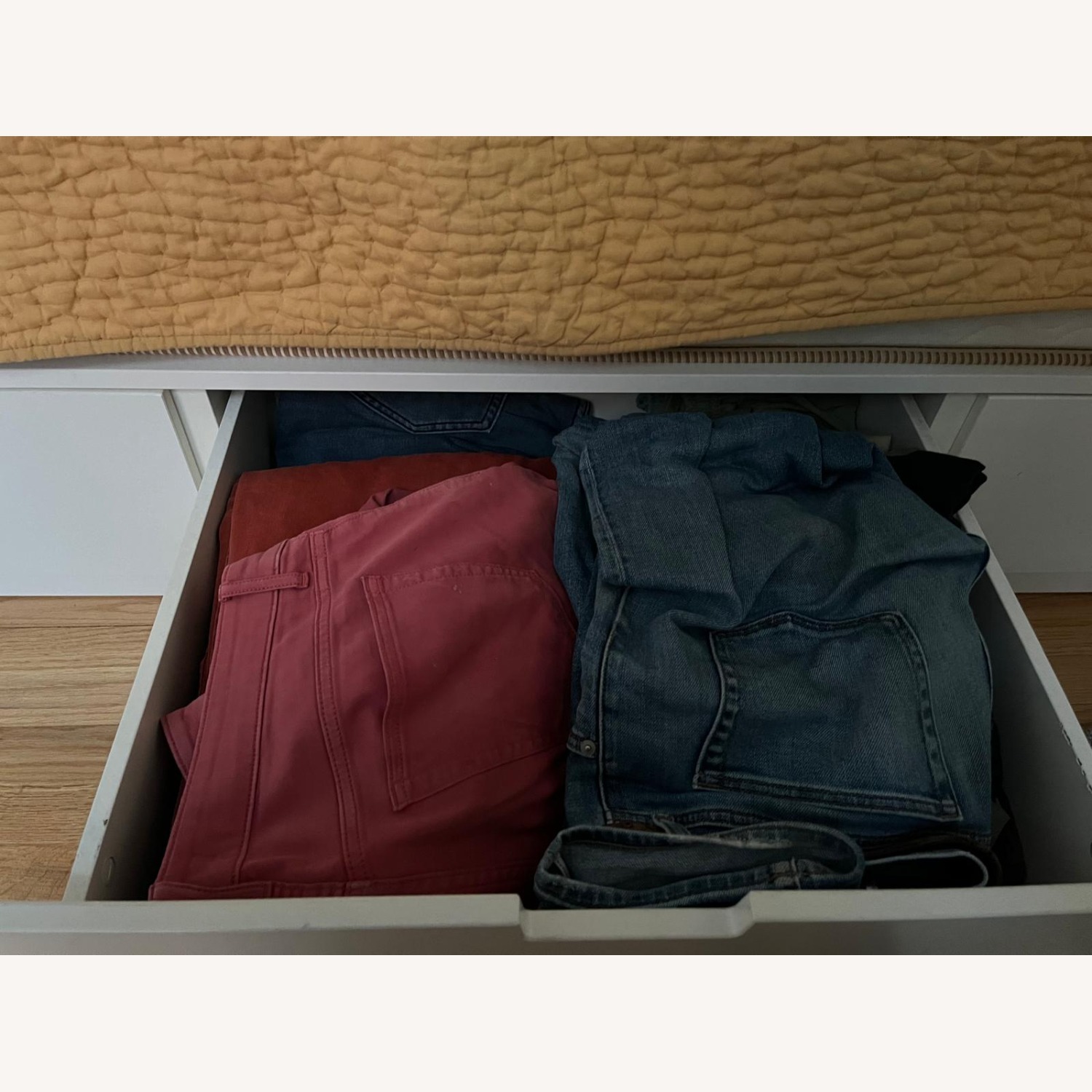 IKEA White Queen Bed - image-1