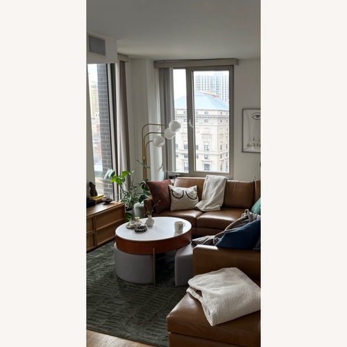 Used Homary Lift-Top Coffee Table with Seating  for sale on AptDeco