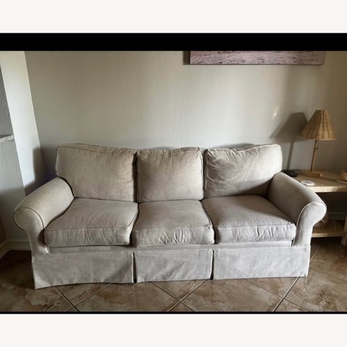 Used Raymour & Flanigan Natural Sleeper Sofa for sale on AptDeco