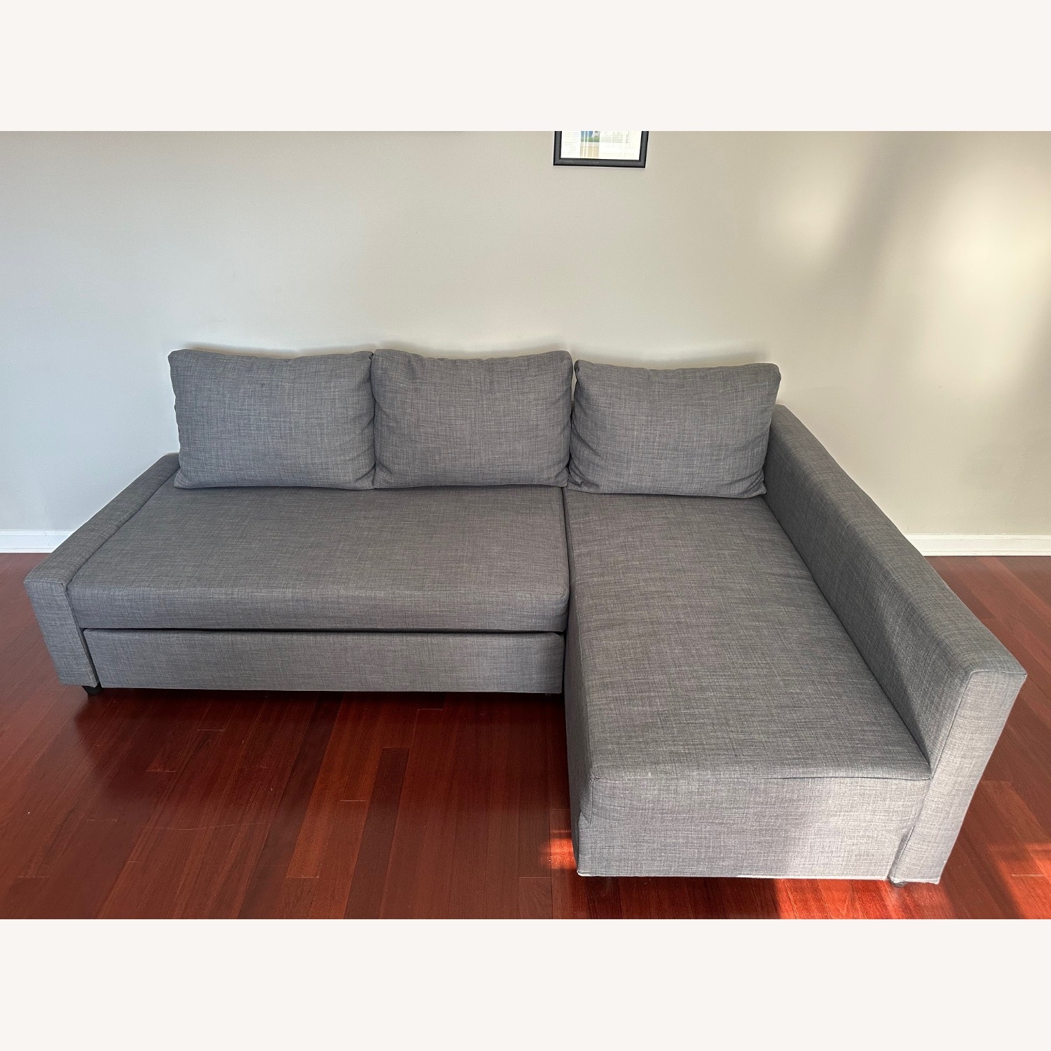 IKEA Frieheten Dark Gray Fabric Sleeper Sofa - image-1