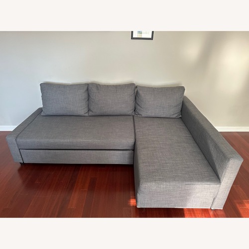 Used IKEA Frieheten Dark Gray Fabric Sleeper Sofa for sale on AptDeco
