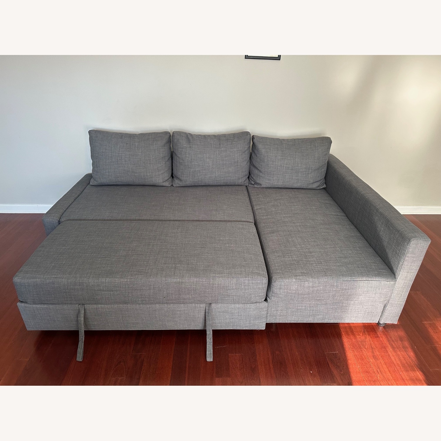 IKEA Frieheten Dark Gray Fabric Sleeper Sofa - image-4