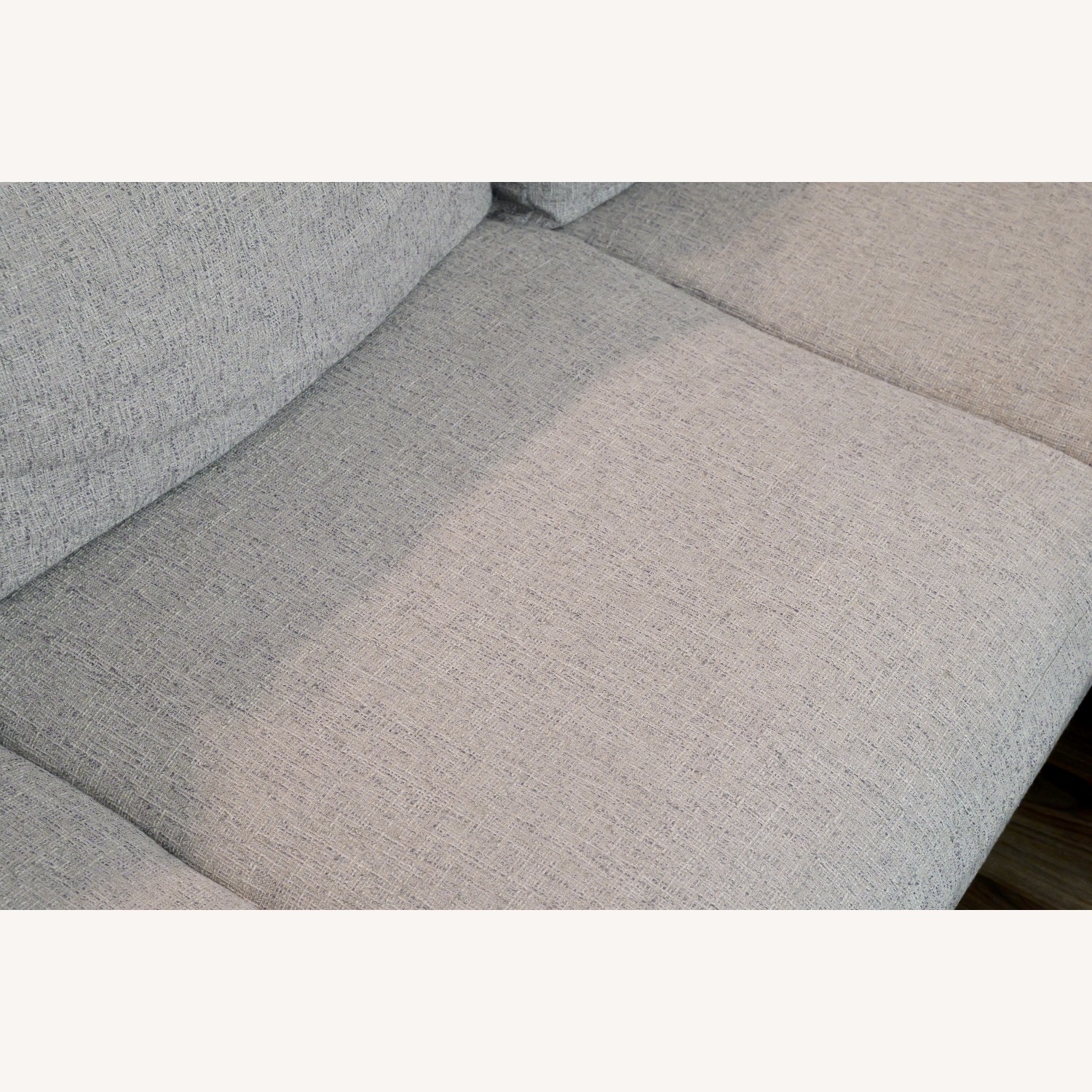 West Elm Eddy Light Gray 2 Reversible Sectional - image-3
