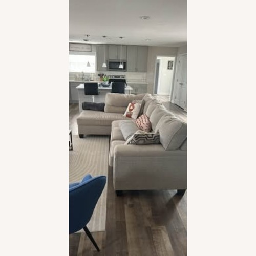 Used Beige 2 Piece Sectional  for sale on AptDeco