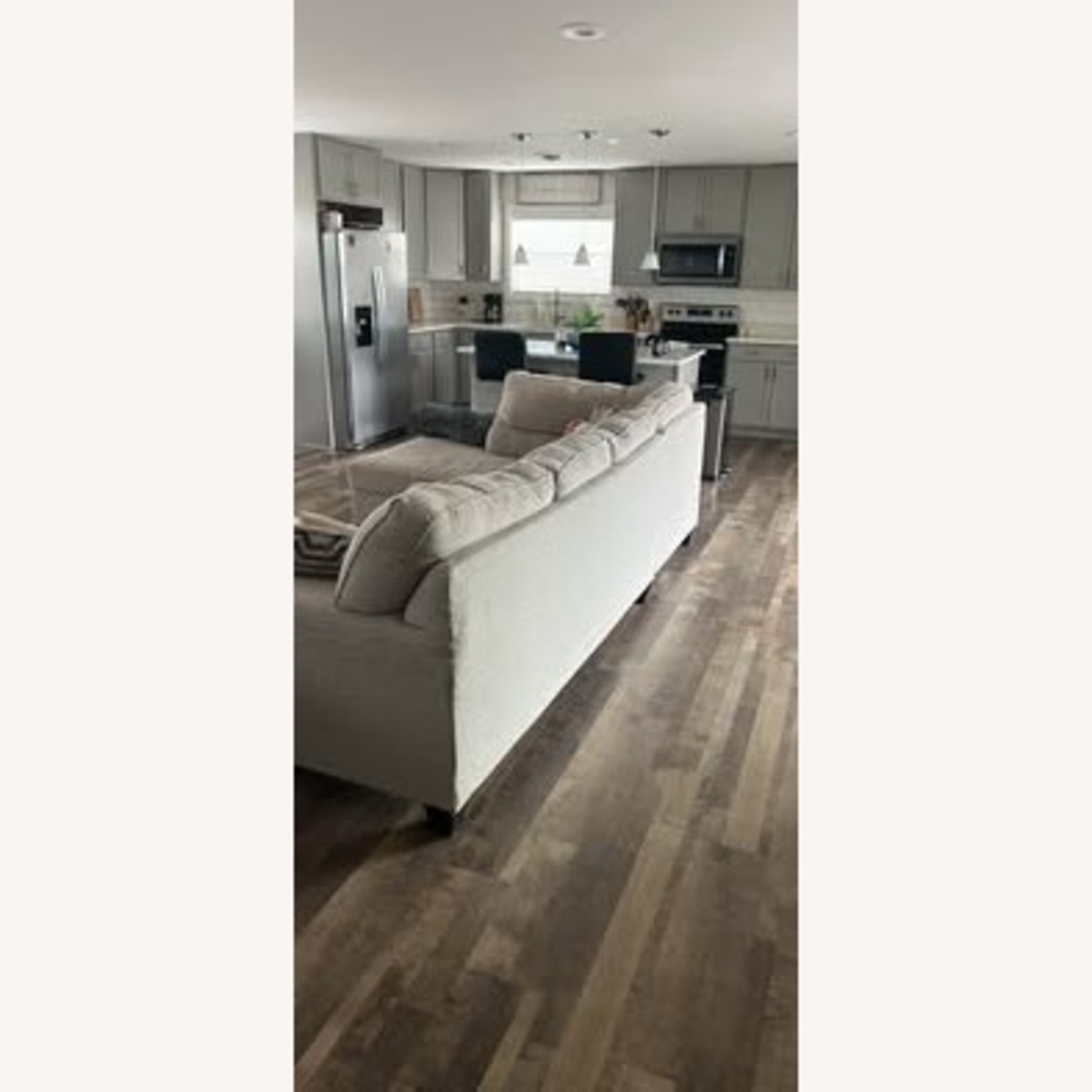 Beige 2 Piece Sectional  - image-2