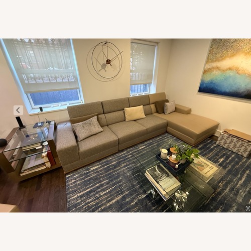 Used Lazzoni Met Light Gray 3+ Seater Sofa for sale on AptDeco