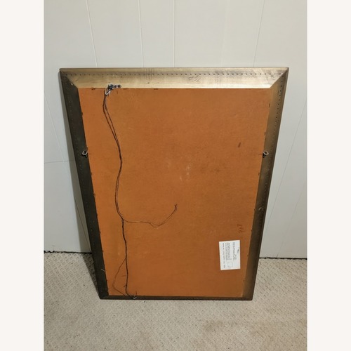 Used 20th Century Vintage Gold Wood Wall Mirror for sale on AptDeco