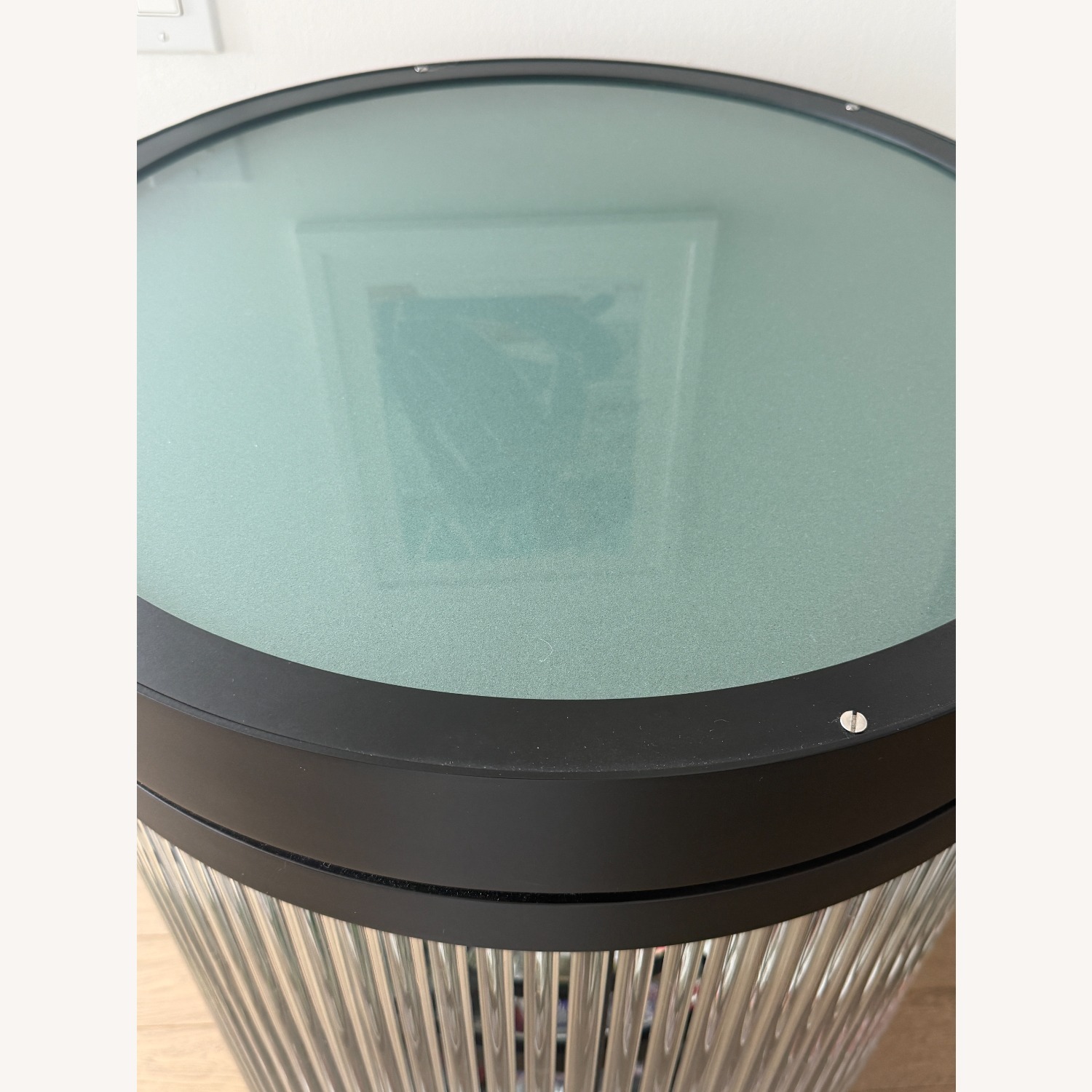 Timothy Oulton Black Glass Bar Cart - image-3