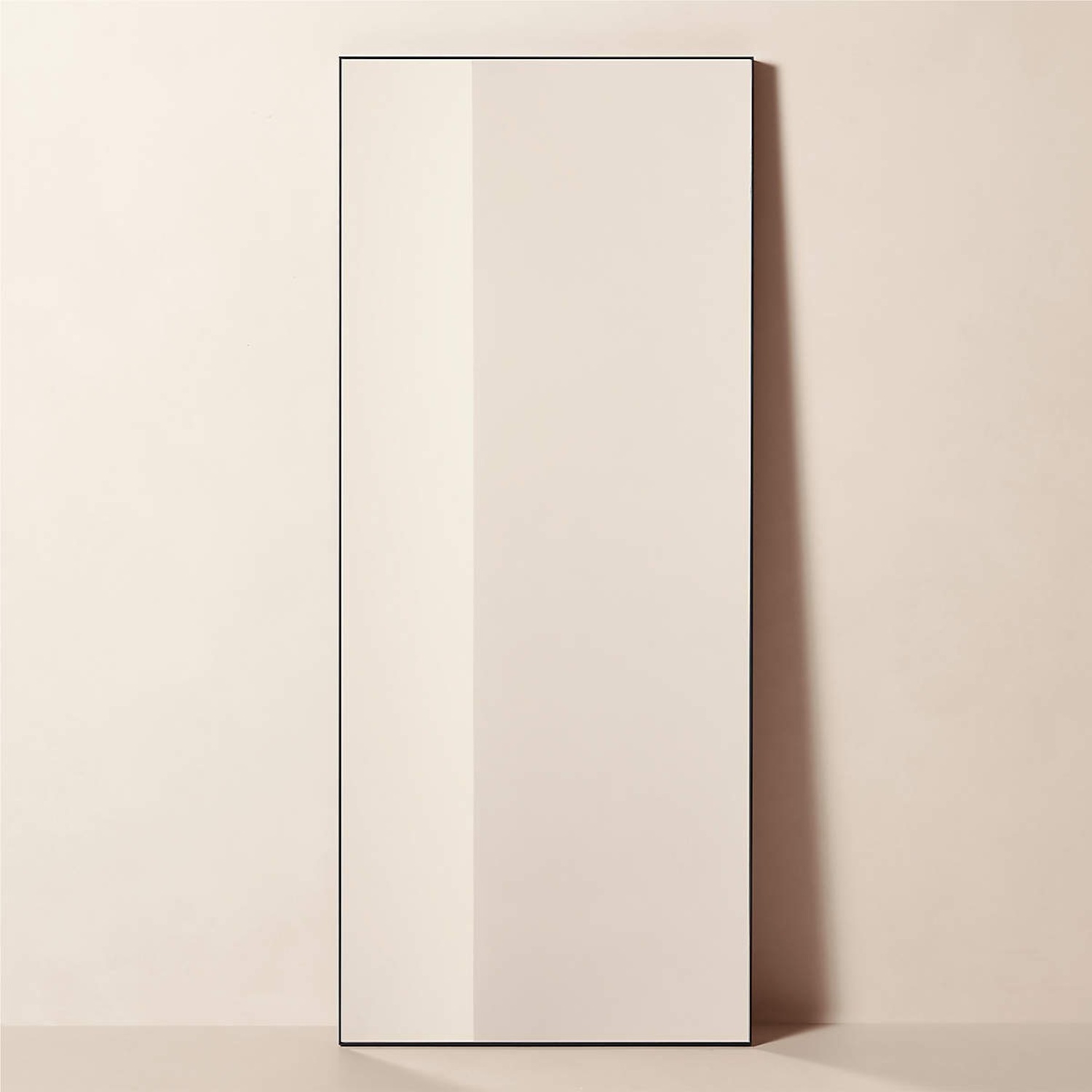 CB2 Infinity Modern Black Full-Length Floor Mirror - image-2