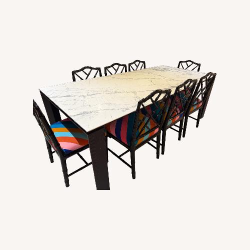 Used Omnia Table, Rectangular Top, Wooden Legs for sale on AptDeco