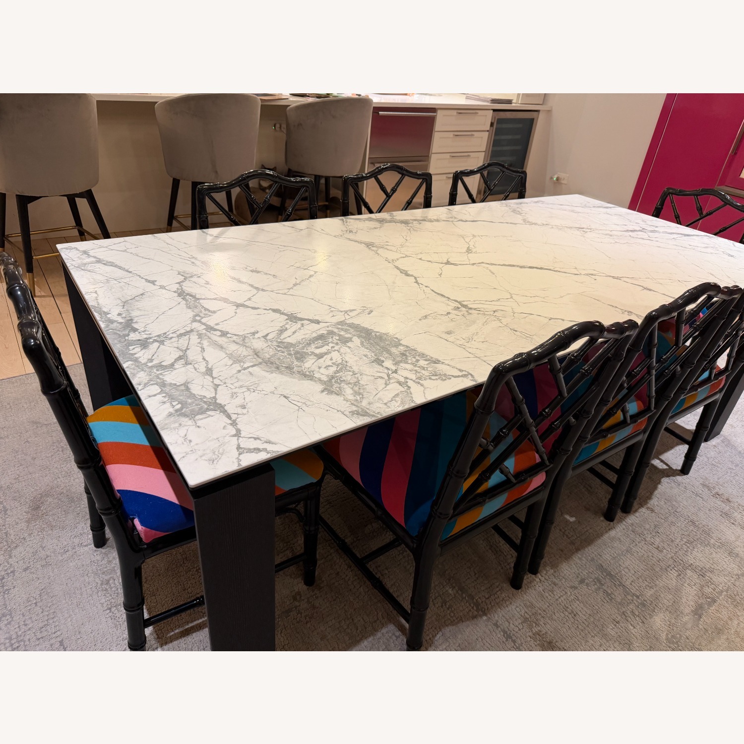 Omnia Table, Rectangular Top, Wooden Legs - image-2