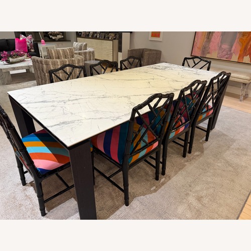 Used Omnia Table, Rectangular Top, Wooden Legs for sale on AptDeco