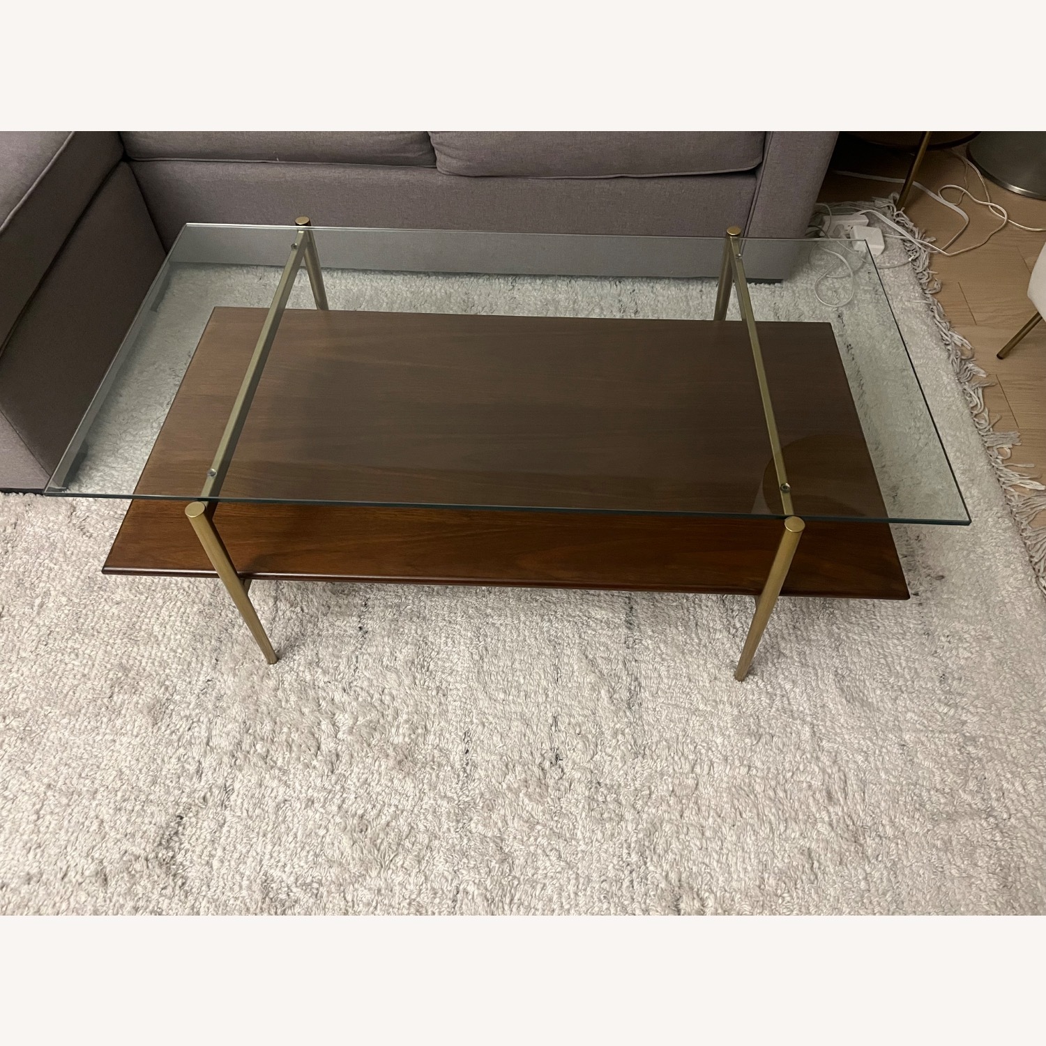 West Elm Mid-Century Art Display Coffee Tab - image-1