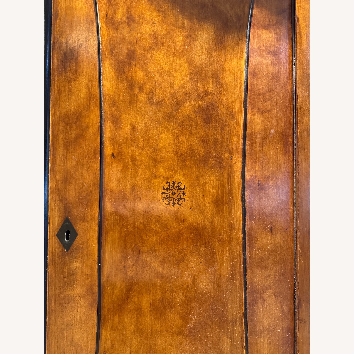 Biedermeier Brown Wood Armoire - image-5