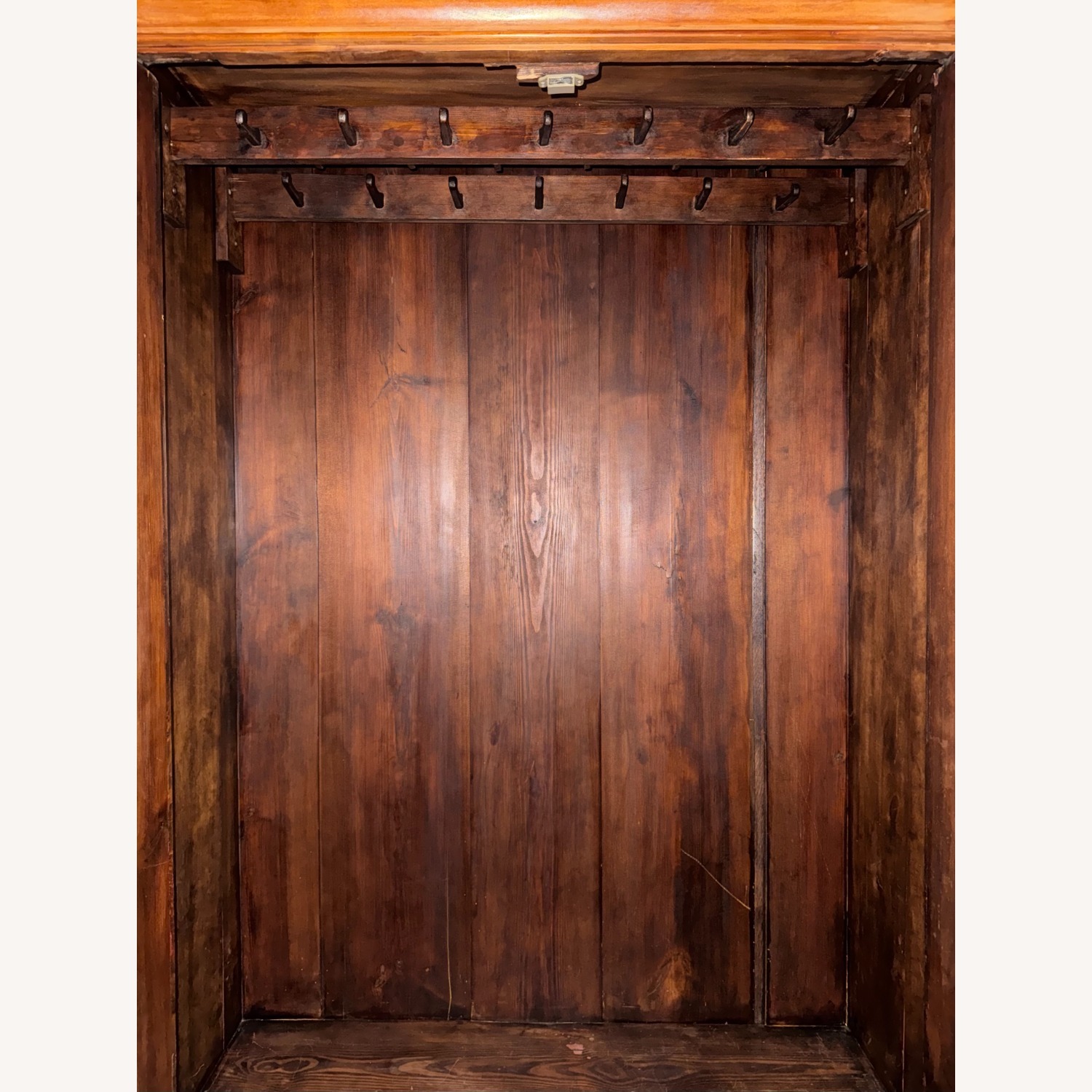 Biedermeier Brown Wood Armoire - image-4