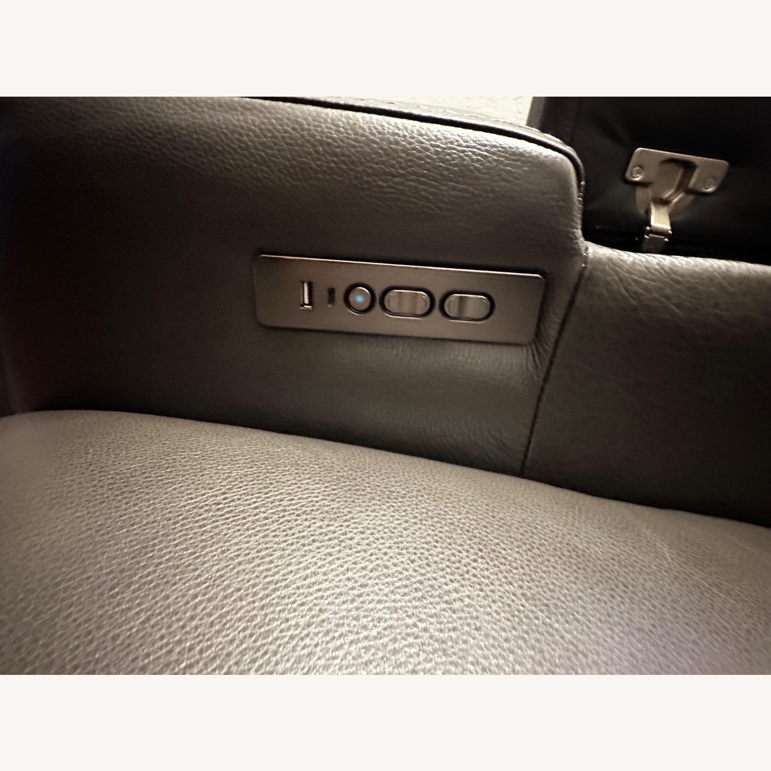 84" Zero Gravity Leather Sofa with Power Headrests - image-14