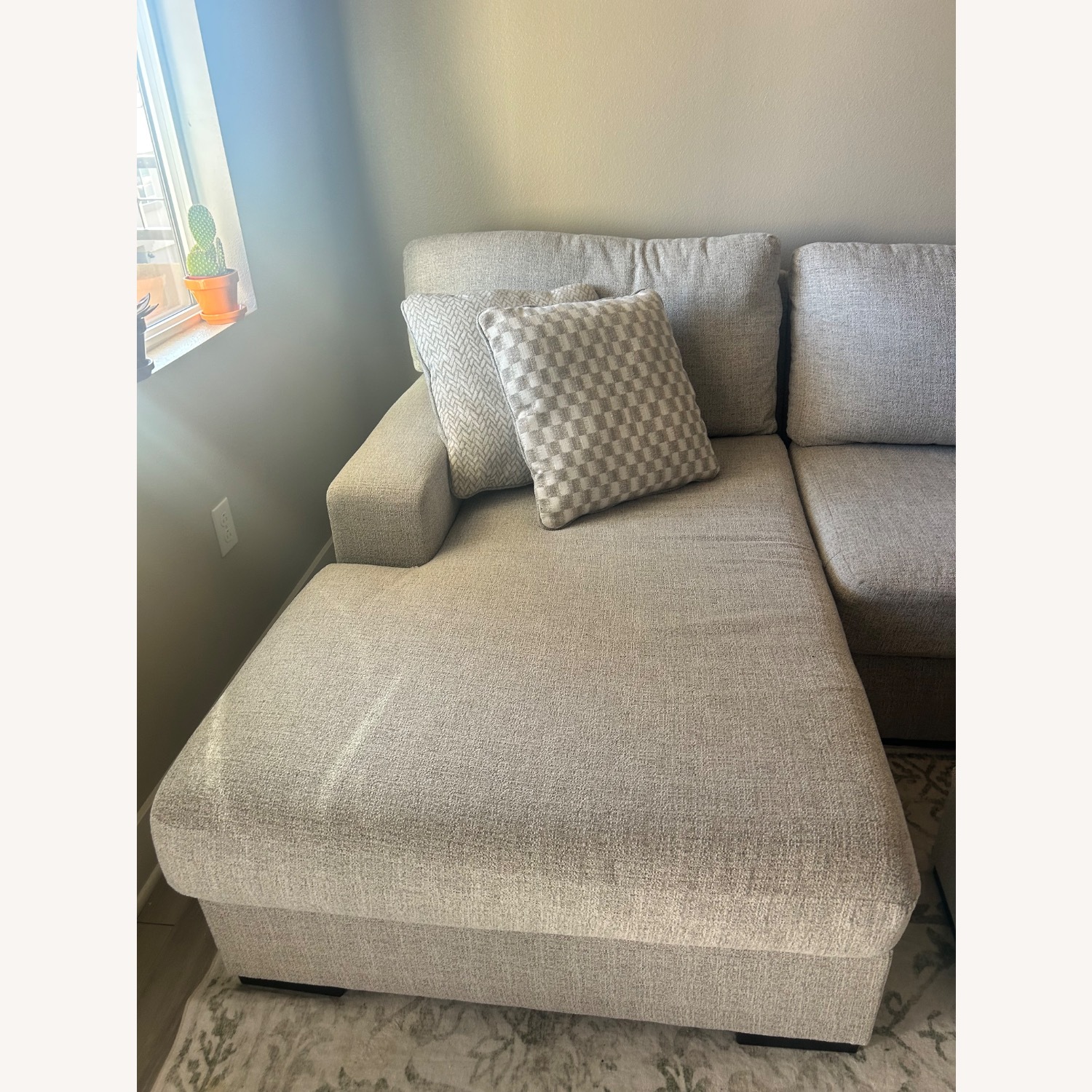 Ashley Furniture Larce 2-Piece Next-Gen Nuvella™ Performance Fabric Sofa Chaise - image-2