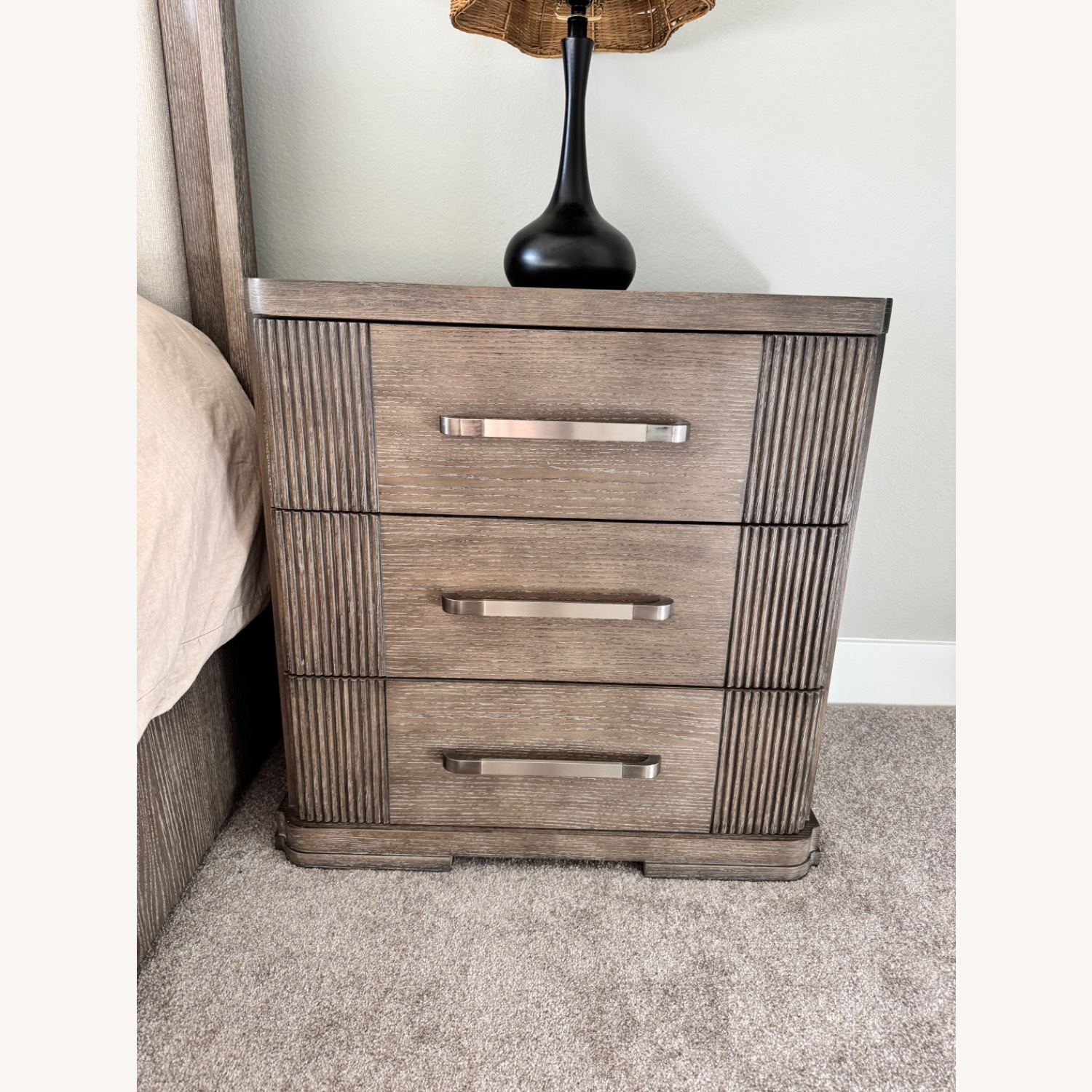 Macy's Frandlyn Nighstand with USB Port - image-2