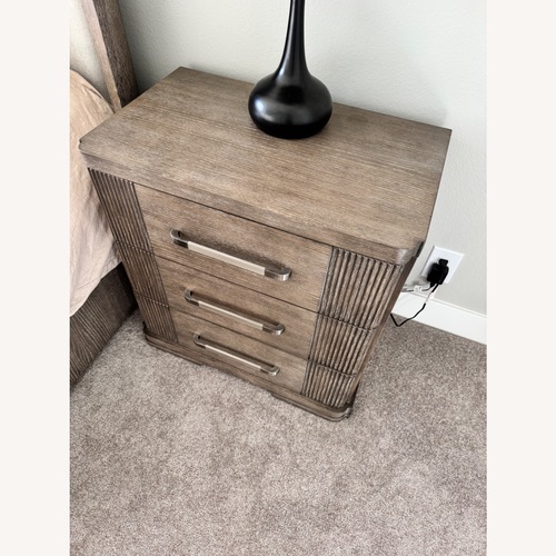 Used Macy's Frandlyn Nighstand with USB Port for sale on AptDeco