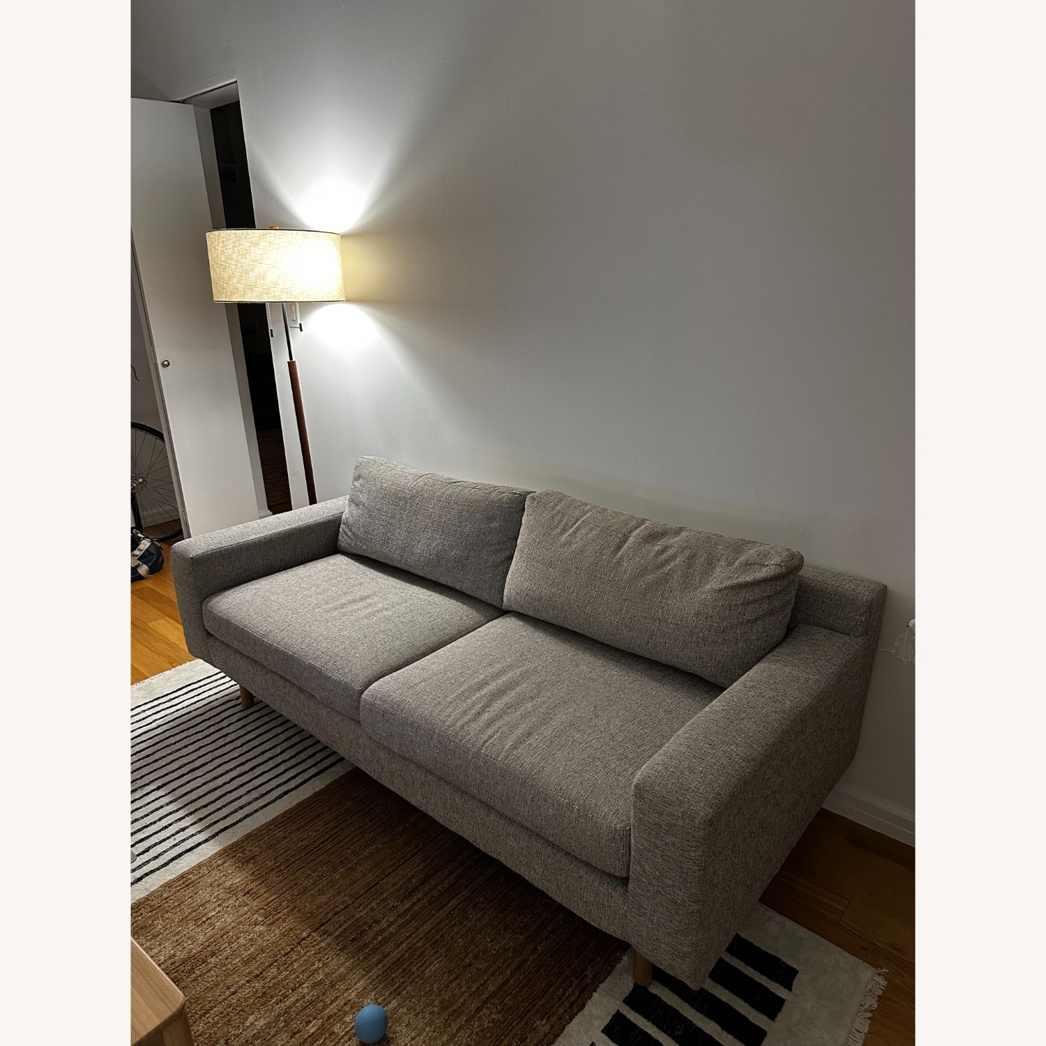 West Elm Eddy Gray Sofa - image-3