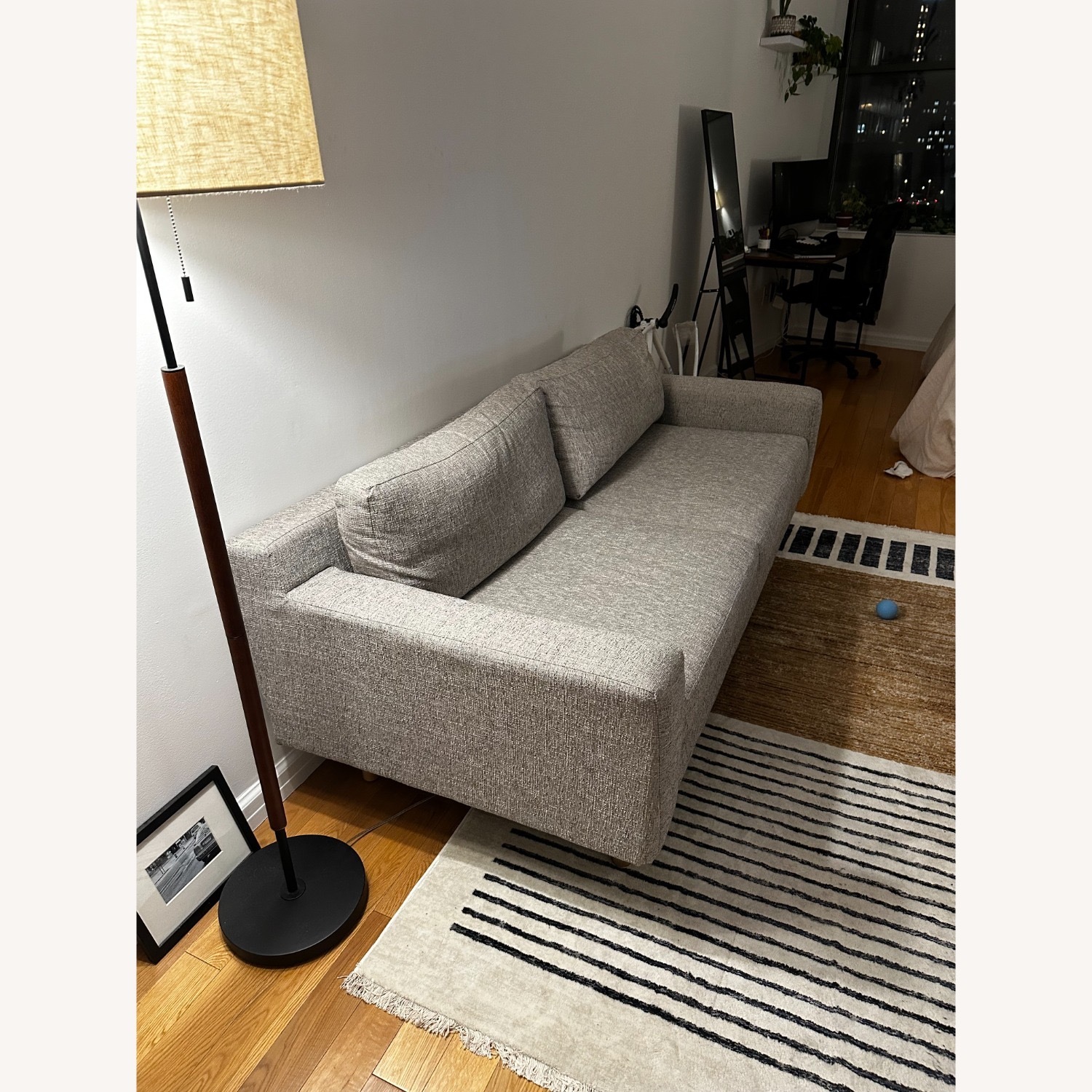 West Elm Eddy Gray Sofa - image-2