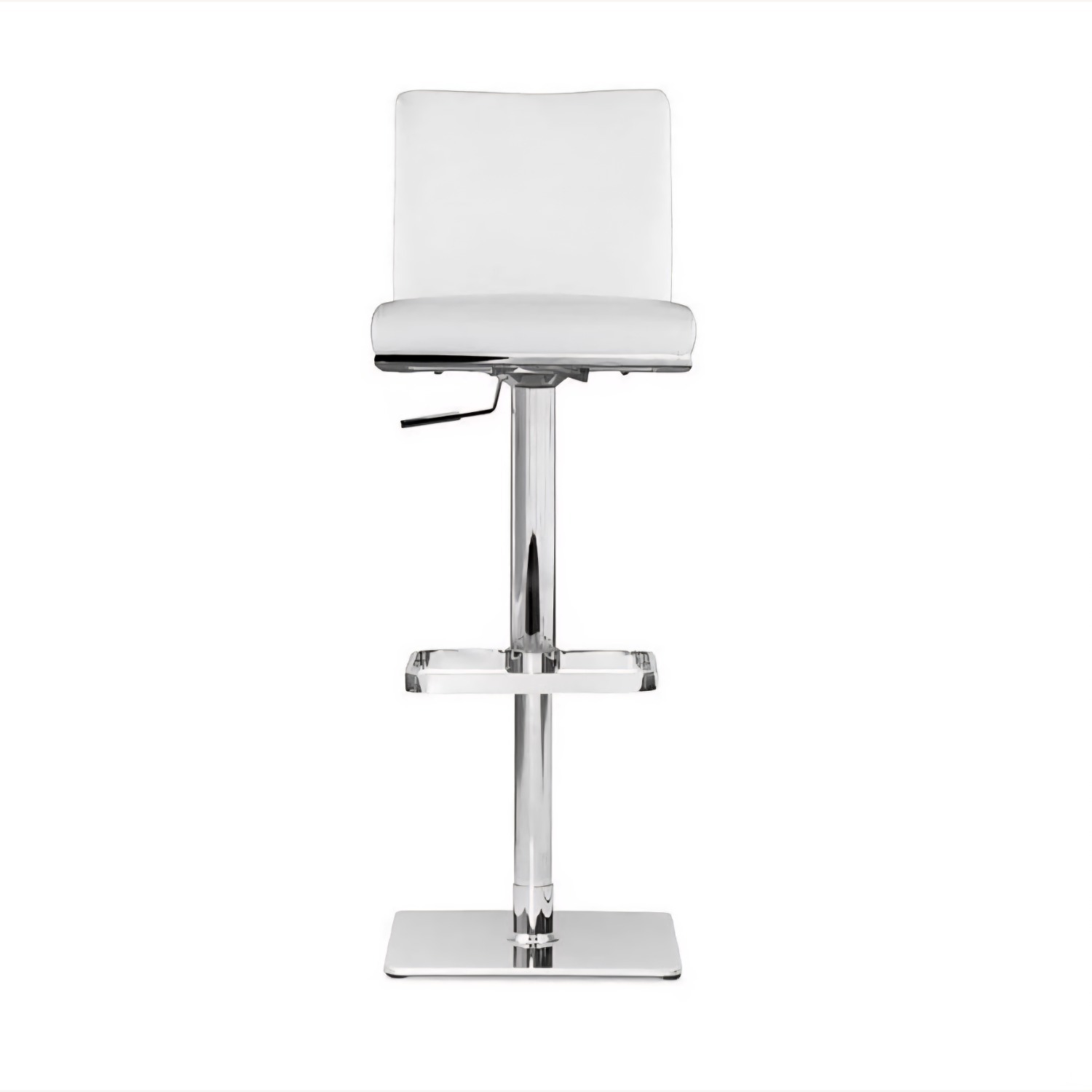 Scandinavian Designs White Faux Leather Stools - image-0