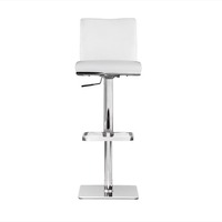 Scandinavian Designs White Faux Leather Stools
