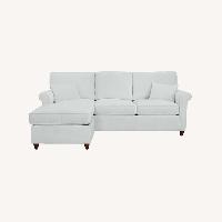 Macy's Lydia Blue Fabric 2 Seater Sofa