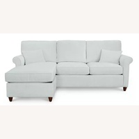 Macy's Lydia Blue Fabric 2 Seater Sofa
